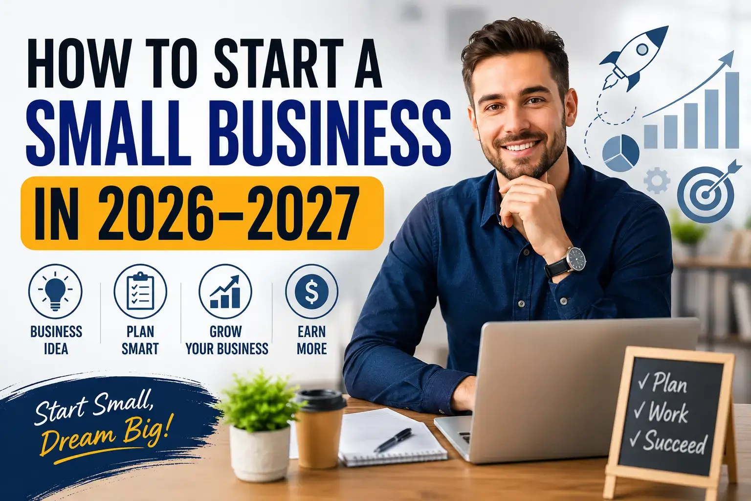 How to Start a Small Business in 2026–2027 – Complete Beginner's Business Guide